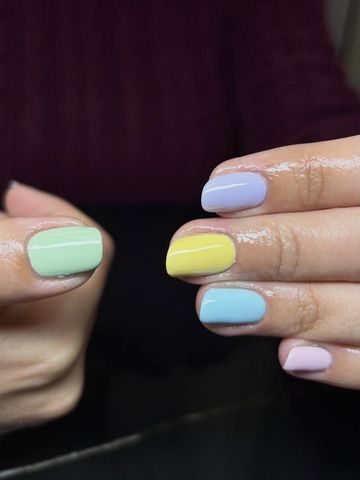 Pastel is in: 3D & Charms and Short & Natural nails by Evil With Elegance, Miami