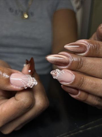 Gel-X and 3D & Charms nails by Evil With Elegance, Miami