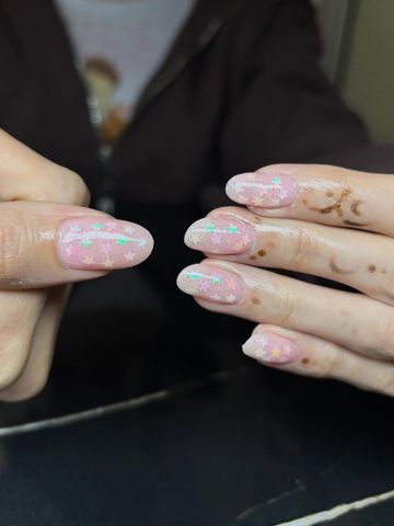 Structured Gel and 3D & Charms nails by Evil With Elegance, Miami