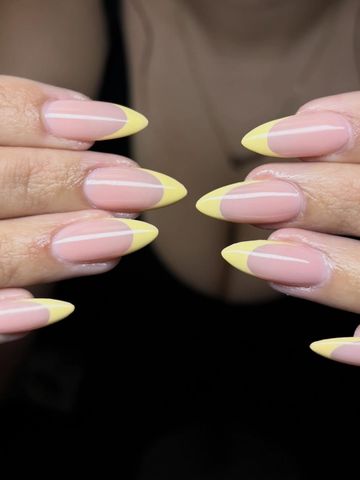 Gel-X and French & Classic nails by Evil With Elegance, Miami