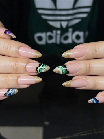 Something fun and different!: Gel-X nails by Evil With Elegance, Miami
