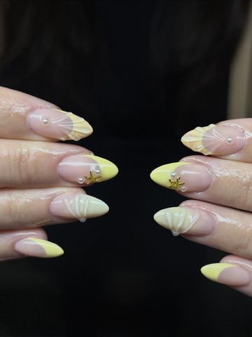 So bright and fun: Gel-X and 3D & Charms nails by Evil With Elegance, Miami