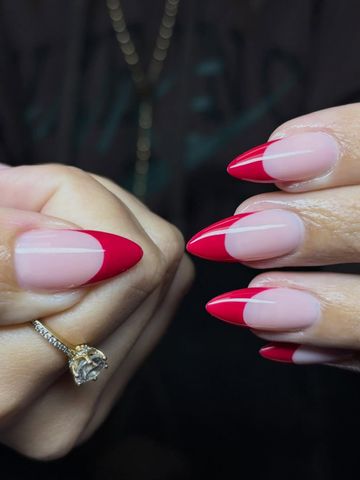 Gel-X and French & Classic nails by Evil With Elegance, Miami